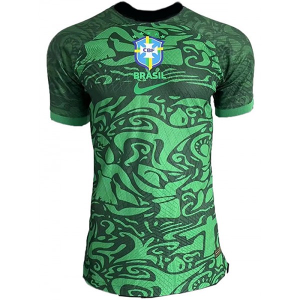 Brazil special edition jersey soccer uniform men's green sportswear football kit tops sport shirt 2023